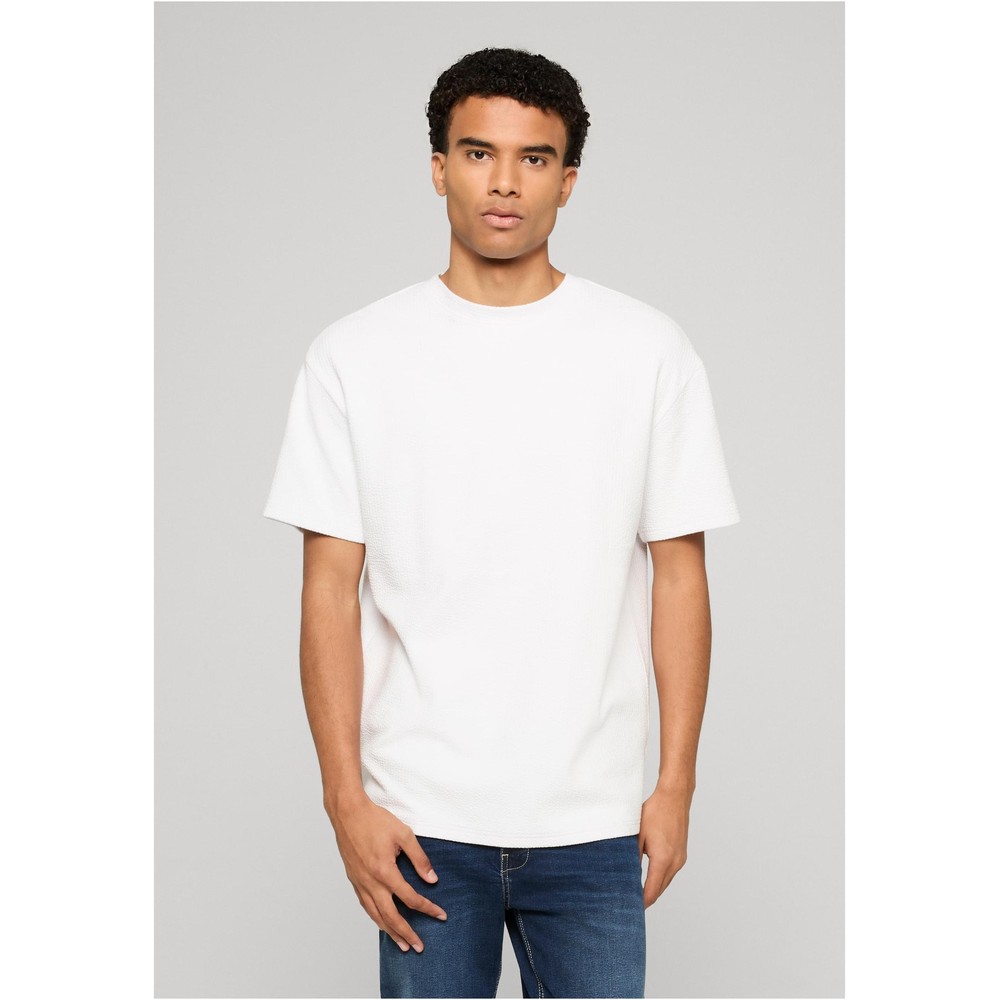Urban Classics - Loose Fit Structured Herren TShirt - Weiß
